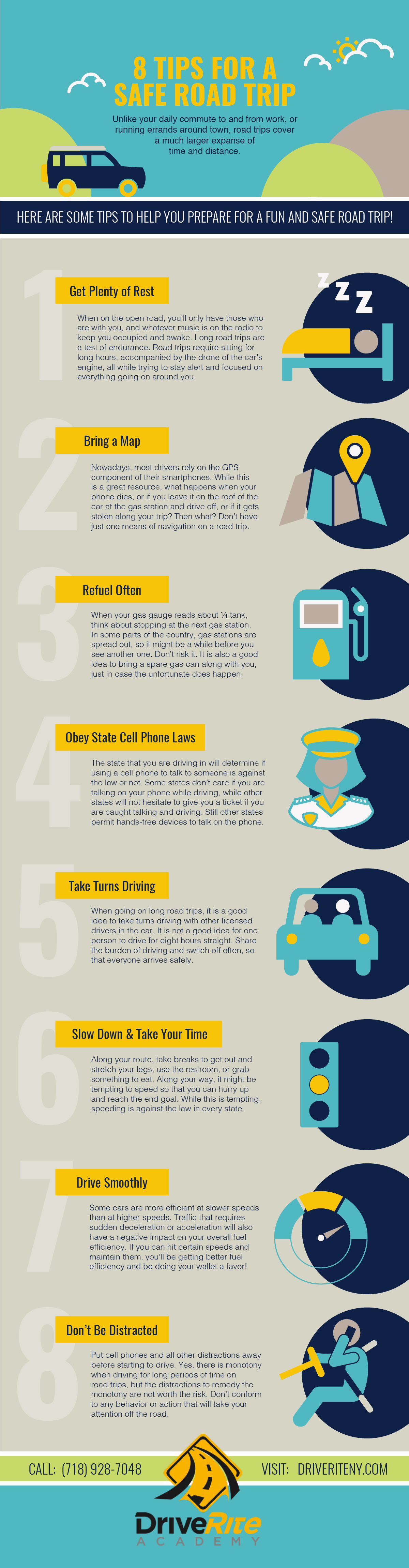 how to prepare for a fun and safe road trip